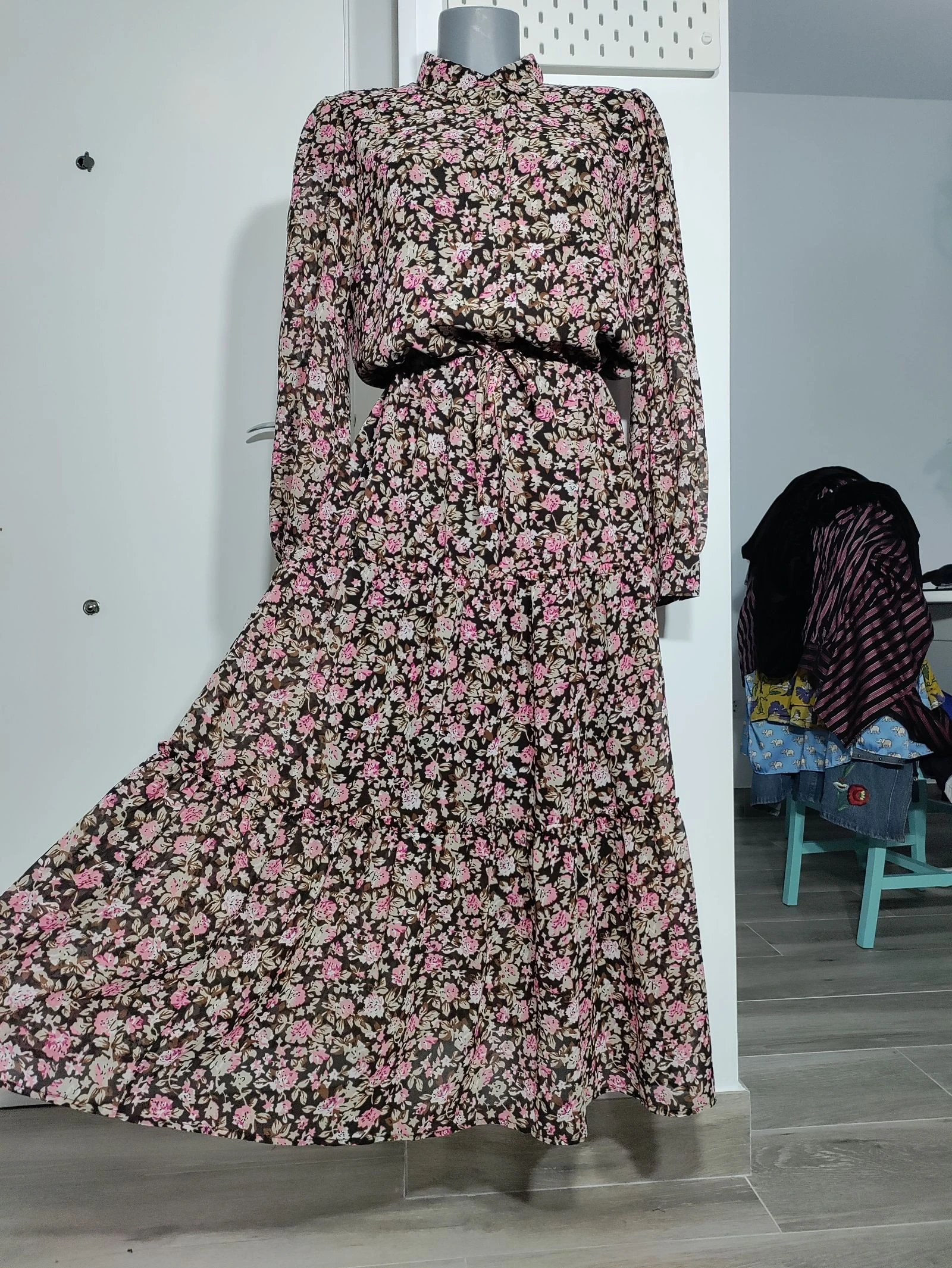 Vestido midi floral Free/Quent – Talla M